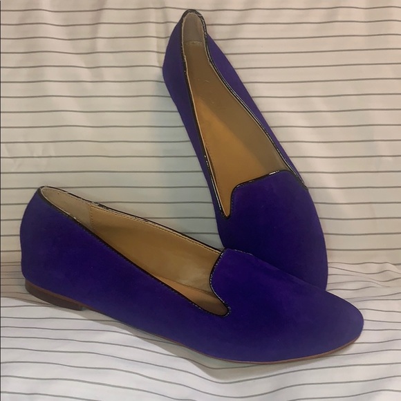 J Crew Blue Suede Darby - Picture 6 of 6